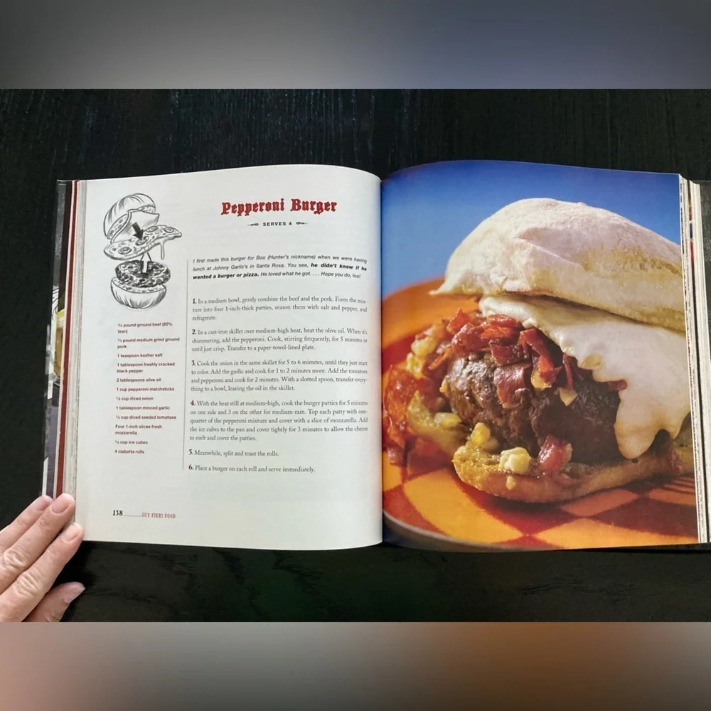 Guy Fieri cookbook- Cookin’it, Livin’it, Lovin’ it